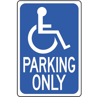 Sign Handicap Park 12X18 Alum - HW-13 | APCO Supply | Multi-Family ...