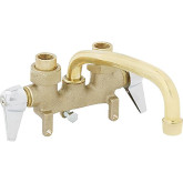 Faucet Laundry Tray 2-Handle Rough brass