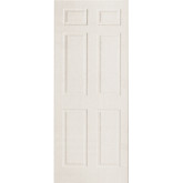 Door 1'6"X6'8" 1-3/8" HC 6-panel Primed Textured
