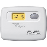 Thermostat 1H/1C Wh Digital 24V Horizontal