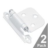 Hinge Cabinet White 2/pk