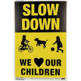 Sign Child Slow Down