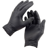 Gloves Nitrile L Black Powder-free Posi Shield