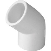 PVC Elbow 1-1/2" 45D SCH40 (10)