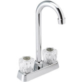 Faucet Bar 2-Handle CP 4"base