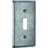 Plate Switch 1-gang Steel (25)