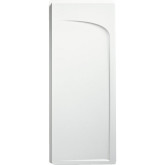Shower End Wall Set White