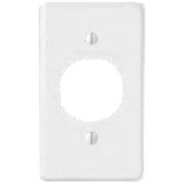 Wall Plate AC White Smooth Metal