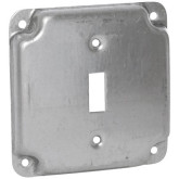 Cover Switch 4"Sq Crushed Corners
