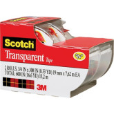 Tape Transparent Scotch 2/pk