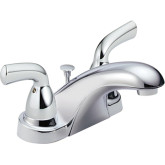 Faucet Lav 2-handle Lvr CP W/Pop-up Delta