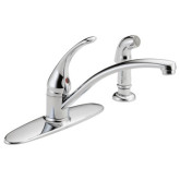 Faucet Kitchen 1-Handle CP w/spray