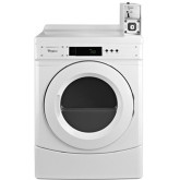 Dryer Electric 6.7cf White Coin Op ADA Whirlpool