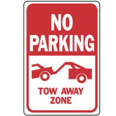 Sign No Parking Tow Away