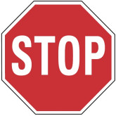 Sign Stop 18" Octagon