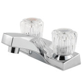 Faucet Lav 2-handle CP w/pop-up Acrylic Pfister