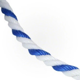 Rope 3/4"X50' Pool Blue/White
