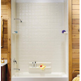 Tub Wall Kit 5-Panel White Swantile