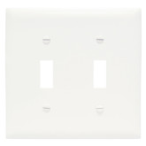 Wall Plate Switch 2-gang White