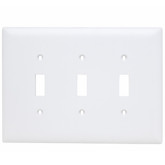 Wall plate Switch 3-gang White