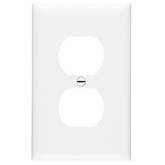 Wall Plate Receptacle 1-Gang White