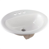 Sink Lav 20X17 Oval White